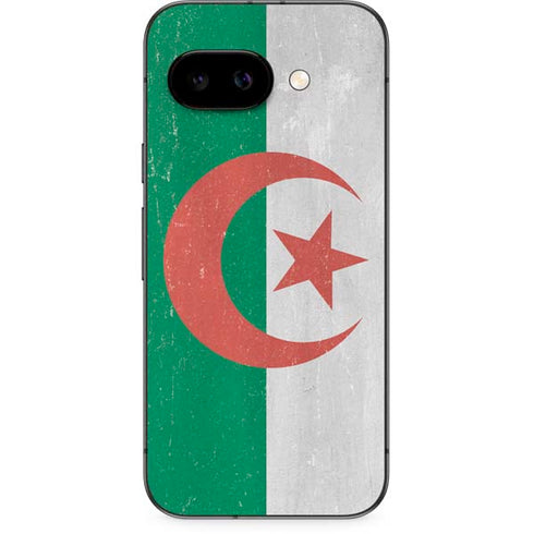 Algeria Flag Distressed Google Pixel 9a Skin